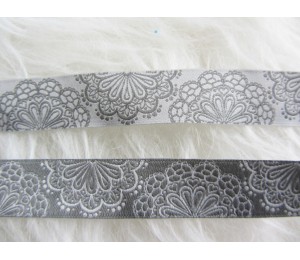 Webband SpitzenWerk  grau